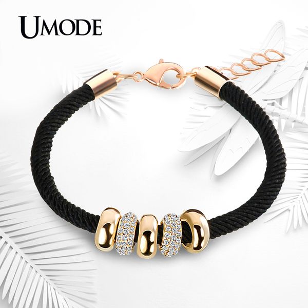umode simple slide beads designer austrian rhinestones gold color rope charm bracelets chain lobster jewelry for women ub0074 t7190615, Black
umode simple slide beads designer austrian rhinestones gold color rope charm bracelets chain lobster jewelry for women ub0074 t7190615, Black