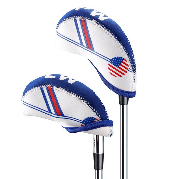 outdoor sports 10 pcs usa flag neoprene golf club iron head cover headcover protection outdoor golfer train aid golf accessory
outdoor sports 10 pcs usa flag neoprene golf club iron head cover headcover protection outdoor golfer train aid golf accessory