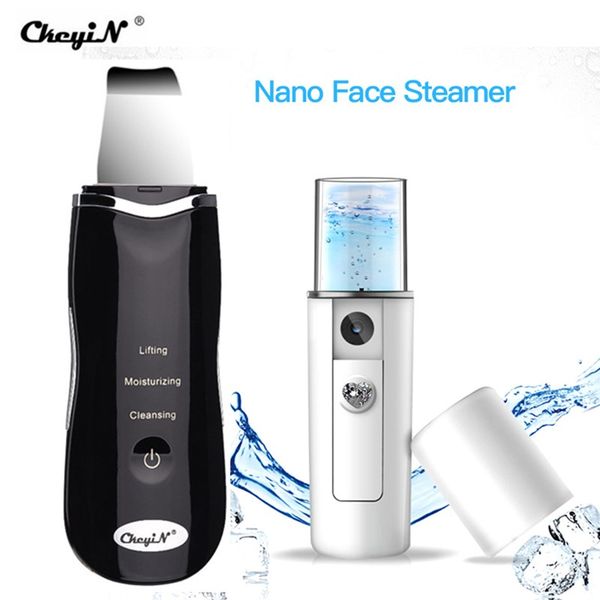 cleaning ultrasonic face machine skin scrubber blackhead remover remove dirt makeup pore cleaner + facial steamer sprayer42
cleaning ultrasonic face machine skin scrubber blackhead remover remove dirt makeup pore cleaner + facial steamer sprayer42