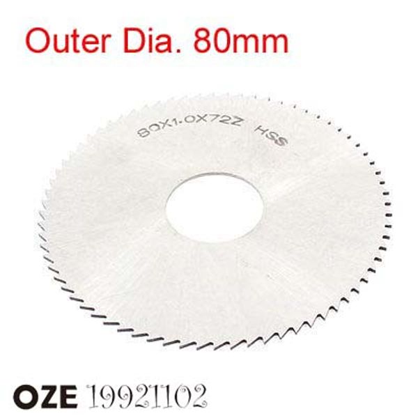 1pc 80mm x 22mm x 0.5/0.6/0.8/1/1.1/1.2/1.5/2/2.5/3/3.5/4/4.5/5/5.5/6 thickness hss milling cutter 72t slitting saw blade silver
1pc 80mm x 22mm x 0.5/0.6/0.8/1/1.1/1.2/1.5/2/2.5/3/3.5/4/4.5/5/5.5/6 thickness hss milling cutter 72t slitting saw blade silver