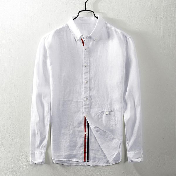 2020 spring new long-sleeved linen shirt men brand casual shirts for men retro fashion shirt mens fashion solid shirts male, White;black
2020 spring new long-sleeved linen shirt men brand casual shirts for men retro fashion shirt mens fashion solid shirts male, White;black