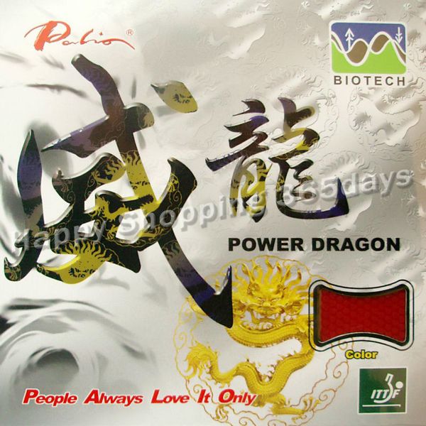 palio power dragon (biotech) short pips-out table tennis / pingpong rubber with sponge 2.0mm
palio power dragon (biotech) short pips-out table tennis / pingpong rubber with sponge 2.0mm