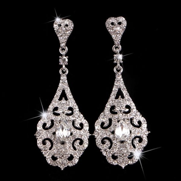 slbridal new arrival art deco crystals rhinestones wedding dangle earrings bridesmaids earrings bridal drop earrings women, Silver
slbridal new arrival art deco crystals rhinestones wedding dangle earrings bridesmaids earrings bridal drop earrings women, Silver