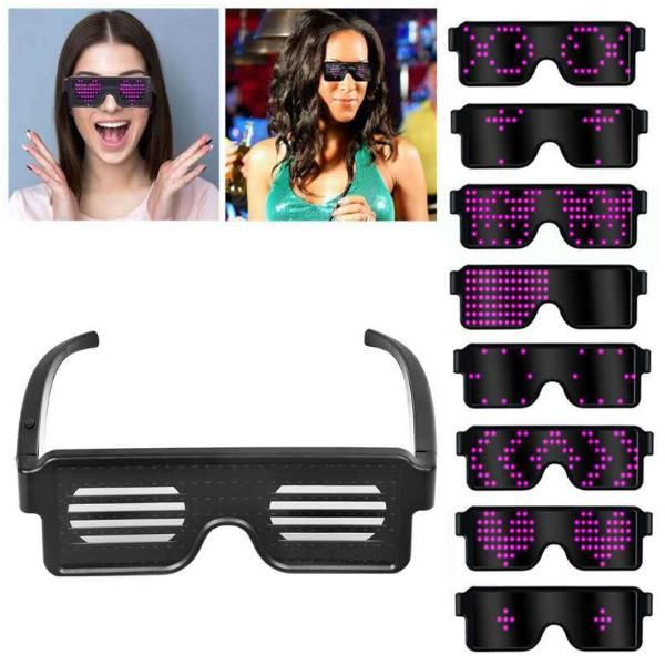 2020 led luminous glasses party bar atmosphere props luminous dynamic pattern multi-function display glasses usb charge
2020 led luminous glasses party bar atmosphere props luminous dynamic pattern multi-function display glasses usb charge