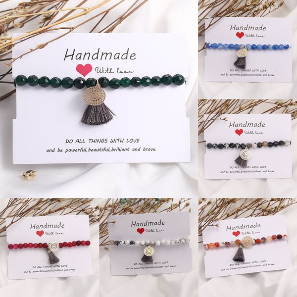 luxury 6 multi color natural stone manual a string of beads bracelet hand decorate hand string mm section agate tassels bead bracelet, Golden;silver
luxury 6 multi color natural stone manual a string of beads bracelet hand decorate hand string mm section agate tassels bead bracelet, Golden;silver