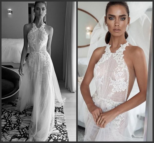 halter embellished ruched bodice lace sheath a line wedding dresses 2020 new elihav sasson spring sleeveless chapel train wedding gowns 096, White
halter embellished ruched bodice lace sheath a line wedding dresses 2020 new elihav sasson spring sleeveless chapel train wedding gowns 096, White