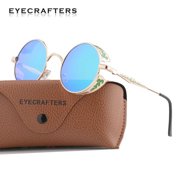 gold metal round polarized sunglasses mens gothic steampunk sunglasses womens fashion retro vintage blue mirrored eyewear uv400, White;black
gold metal round polarized sunglasses mens gothic steampunk sunglasses womens fashion retro vintage blue mirrored eyewear uv400, White;black