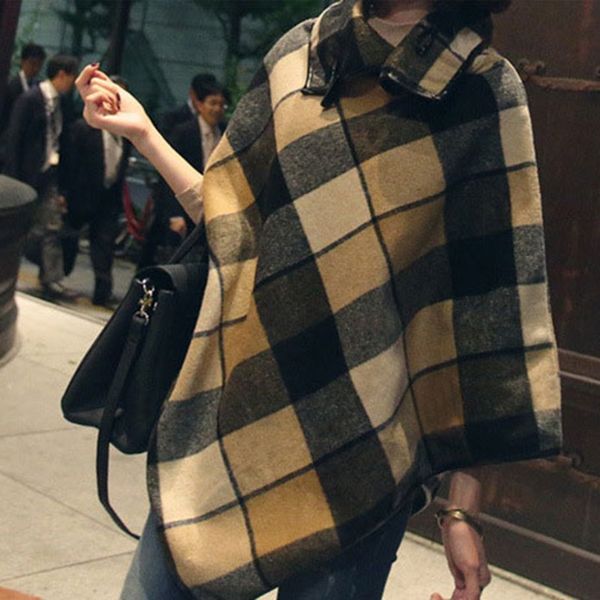 plaid print coats autumn winter 2019 women loose sweater cardigan turtleneck three quarter sleeve women long outwear shawl, Black;brown
plaid print coats autumn winter 2019 women loose sweater cardigan turtleneck three quarter sleeve women long outwear shawl, Black;brown