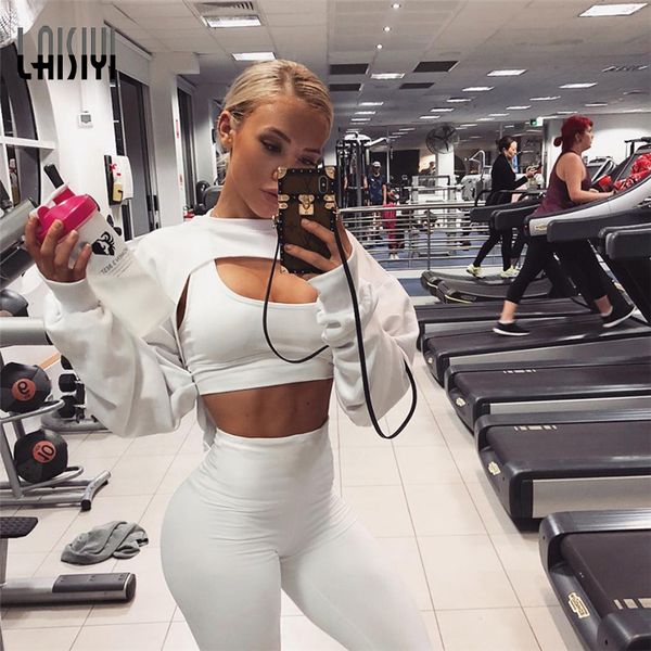 laisiyi 2019 autumn women new fashion solid white and black letter print full sleeve sweatshirts women street o-neck short crop, Black;white
laisiyi 2019 autumn women new fashion solid white and black letter print full sleeve sweatshirts women street o-neck short crop, Black;white