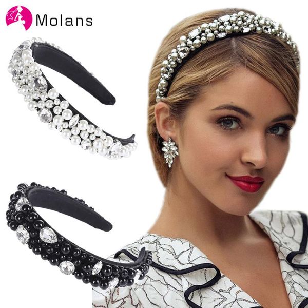 hair accessories molans charming baroque headbands female elegant pearls rhinestone diamante headband for wedding women
hair accessories molans charming baroque headbands female elegant pearls rhinestone diamante headband for wedding women