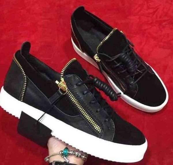 2019 hot Zanotti zipper Women Men Shoes Hot Sell Black Running Shoes fashion Casual Zip Sneakers Ladies Leather Low help Shoes
2019 hot Zanotti zipper Women Men Shoes Hot Sell Black Running Shoes fashion Casual Zip Sneakers Ladies Leather Low help Shoes