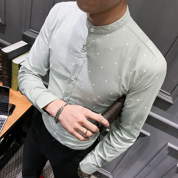 стенд воротник мужчины рубашка polka dot печати рубашка с длинным рукавом мужчины цветочный бизнес повседневный мужчина камиза социальный ma, White;black
стенд воротник мужчины рубашка polka dot печати рубашка с длинным рукавом мужчины цветочный бизнес повседневный мужчина камиза социальный ma, White;black