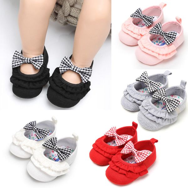 New Arrival Newborn Baby Girl Crib Shoes Infant Girl Ruffles Plaid Bow-knot Shoes Girls Soft Sole Cotton Crib 0-18M, Black;grey
New Arrival Newborn Baby Girl Crib Shoes Infant Girl Ruffles Plaid Bow-knot Shoes Girls Soft Sole Cotton Crib 0-18M, Black;grey