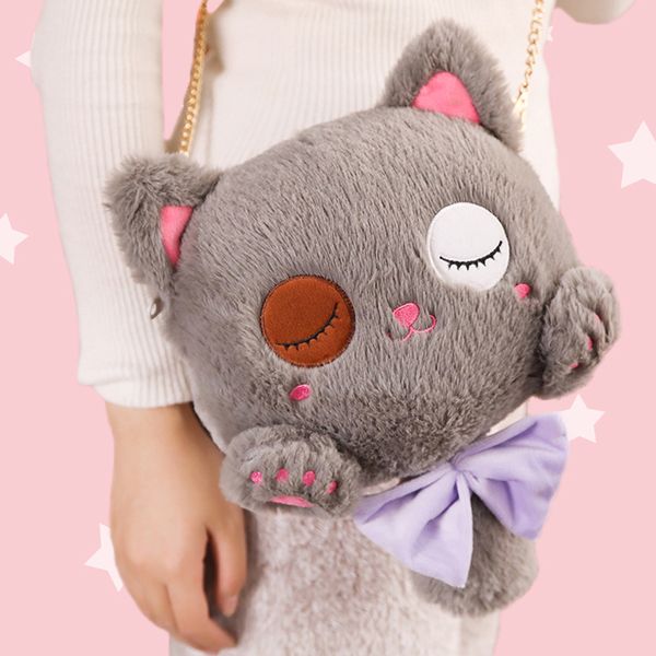 kawaii size 24*20cm cartoon cat plush backpack , baby kid's kindergarten plush kitten satchel messenger bag plush backpack gifts
kawaii size 24*20cm cartoon cat plush backpack , baby kid's kindergarten plush kitten satchel messenger bag plush backpack gifts