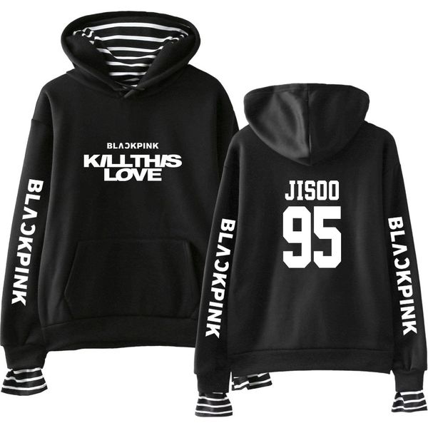 2019 new blackpink return main song kill this love print fake two pieces hoodie men/women hoodies sweatshirts harajuku, Black
2019 new blackpink return main song kill this love print fake two pieces hoodie men/women hoodies sweatshirts harajuku, Black