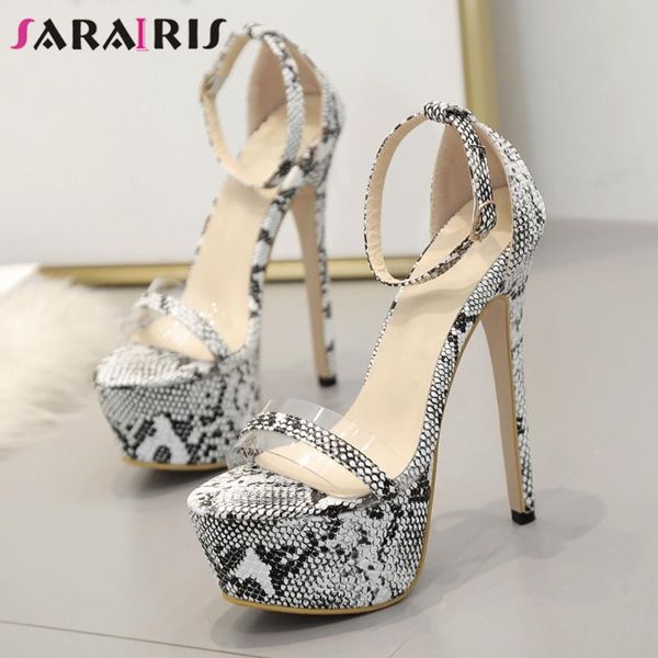 sarairis ladies summer sandals platform snake print high heels sandals women cover heel party ankle strap shoes woman, Black
sarairis ladies summer sandals platform snake print high heels sandals women cover heel party ankle strap shoes woman, Black