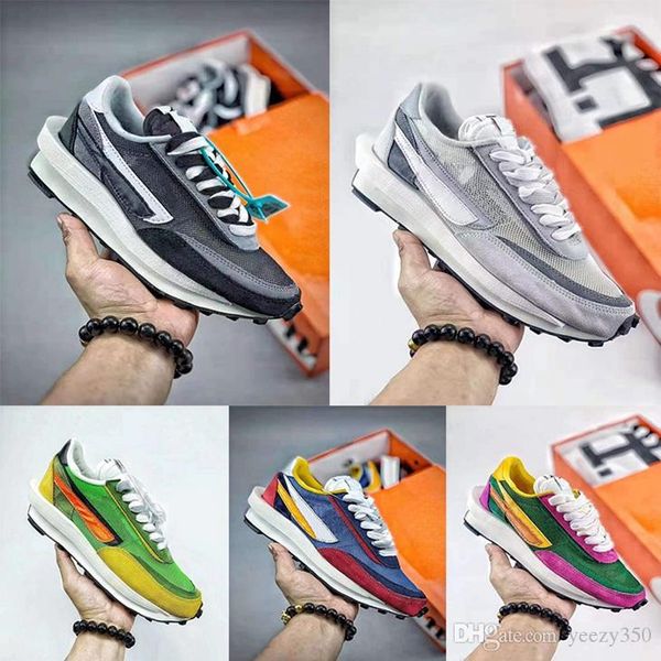 new colors sacai x ldv waffle pack running shoes pine green summit white triple black green gusto sacai waffle big boys girls sneaker, Black;red
new colors sacai x ldv waffle pack running shoes pine green summit white triple black green gusto sacai waffle big boys girls sneaker, Black;red