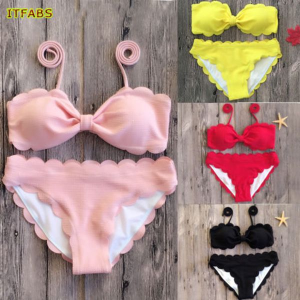 women's thicken bra bandage bikini set swimwear triangle swimsuit bathing suit women, White;black
women's thicken bra bandage bikini set swimwear triangle swimsuit bathing suit women, White;black