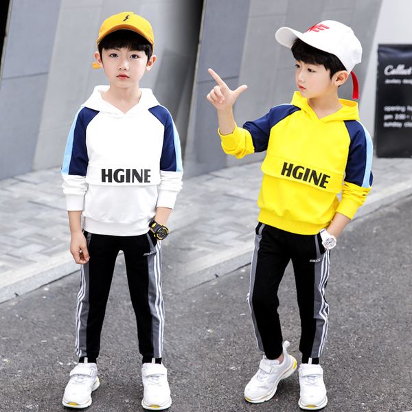 children's clothing boy sports suit spring and autumn new children's casual hooded sweater + loose sweatpants jacket coat two-piec, White
children's clothing boy sports suit spring and autumn new children's casual hooded sweater + loose sweatpants jacket coat two-piec, White