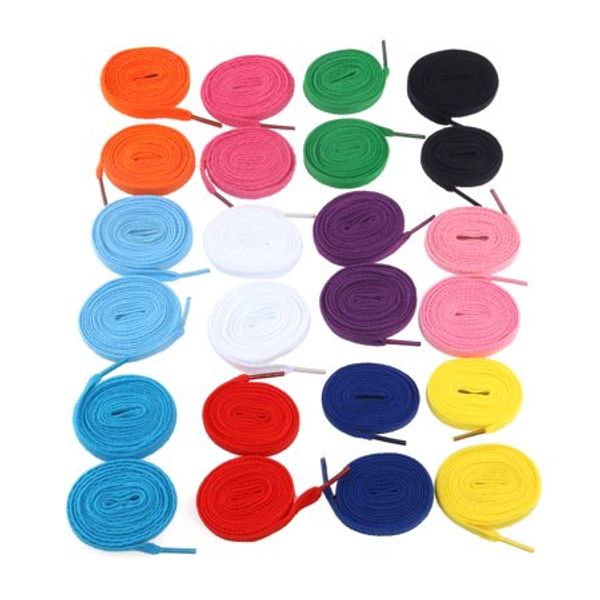 12 pairs buy the dozen flat shoelaces for trainer runner boots skates sneakers 70cm 80cm 90cm 100cm 110cm 120cm 130cm, Black
12 pairs buy the dozen flat shoelaces for trainer runner boots skates sneakers 70cm 80cm 90cm 100cm 110cm 120cm 130cm, Black