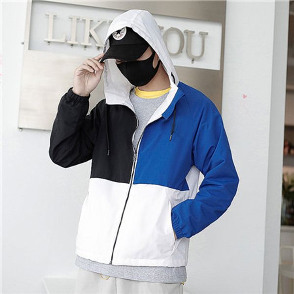 2019 mens designer wind-breakers patchwork summer autumn fall long sleeve windcoat casual zipper blue black white lsy19874, Black;brown
2019 mens designer wind-breakers patchwork summer autumn fall long sleeve windcoat casual zipper blue black white lsy19874, Black;brown