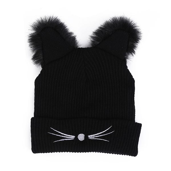 1 pcs women lady knitting hat cap knitted cat ears warm cute for autumn winter lf88
1 pcs women lady knitting hat cap knitted cat ears warm cute for autumn winter lf88
