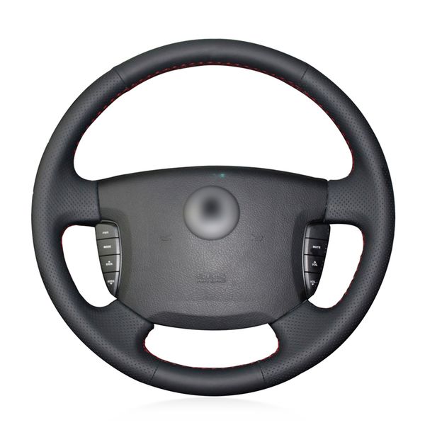 hand sewing diy black micro fiber leather car steering wheel cover for ssangyong actyon kyron accessories
hand sewing diy black micro fiber leather car steering wheel cover for ssangyong actyon kyron accessories
