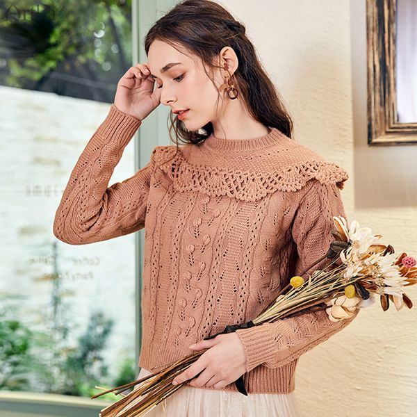 artka 2019 autumn new women long sleeve pullover sweater solid color o-neck sweater vintage ruffled knit yb15183q, White;black
artka 2019 autumn new women long sleeve pullover sweater solid color o-neck sweater vintage ruffled knit yb15183q, White;black