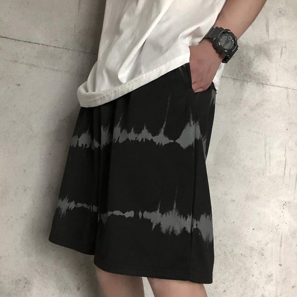 men's shorts sports men summer 2021 studios trend ins dark high street line tie-dye personality japanese loose casual pants, White;black
men's shorts sports men summer 2021 studios trend ins dark high street line tie-dye personality japanese loose casual pants, White;black
