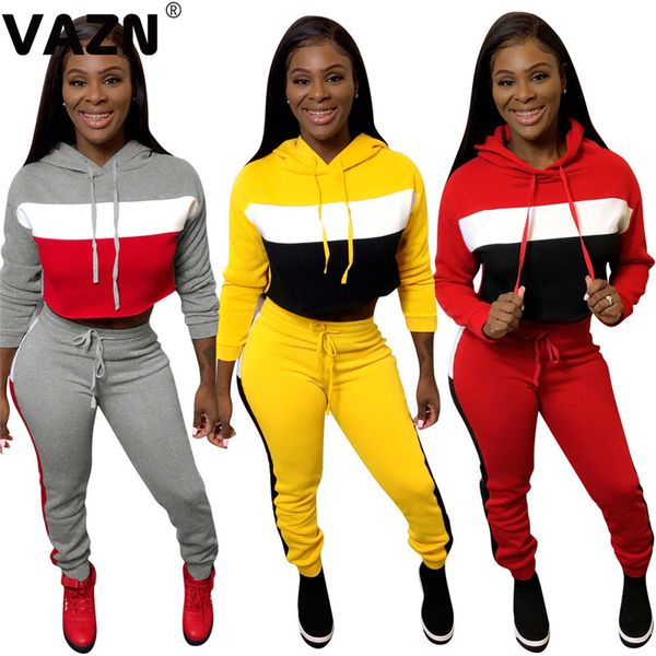 vazn wynz8227 new sport fashion splice pants 2019 2piece women set leopard o-neck hood full sleeve long pant bodycon set, White
vazn wynz8227 new sport fashion splice pants 2019 2piece women set leopard o-neck hood full sleeve long pant bodycon set, White
