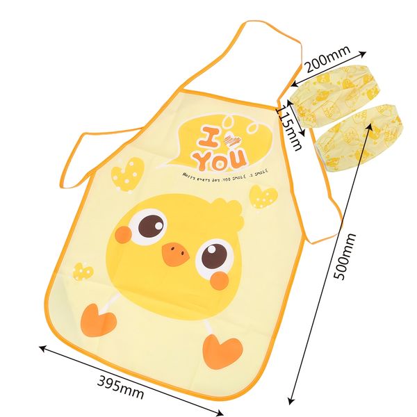 cute cartoon apron with waterproof sleeve cover child cooking painting eating apron 1 set children bibs bbq tools accessories
cute cartoon apron with waterproof sleeve cover child cooking painting eating apron 1 set children bibs bbq tools accessories