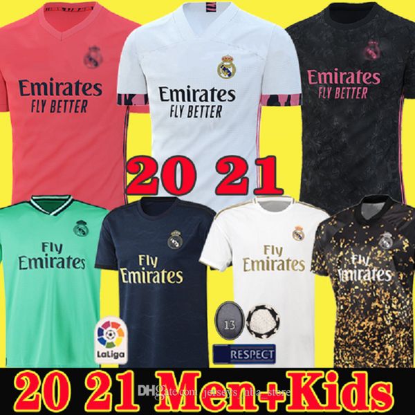 real madrid jerseys 20 21 soccer jersey hazard sergio ramos benzema vinicius camiseta football shirt uniforms men + kids kit sets 2020 2021, Black;yellow
real madrid jerseys 20 21 soccer jersey hazard sergio ramos benzema vinicius camiseta football shirt uniforms men + kids kit sets 2020 2021, Black;yellow