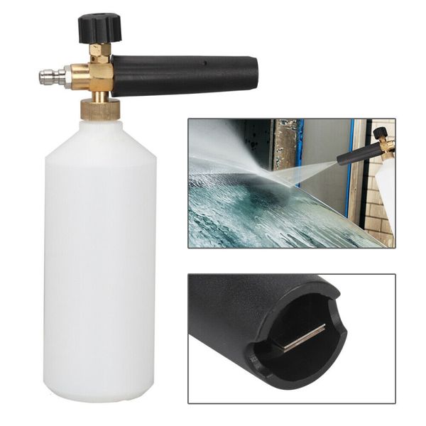 high pressure car wash jet gun with snow foam lance generator 1l cannon for pressure washer machine foamer washing cleaning tool
high pressure car wash jet gun with snow foam lance generator 1l cannon for pressure washer machine foamer washing cleaning tool