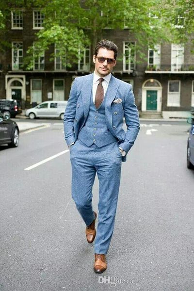 sky blue linen double breaded wedding tuxedos for groomsmen prom linen suits men 3 piece peaked lapel jacket pants vest wh078, Black;gray
sky blue linen double breaded wedding tuxedos for groomsmen prom linen suits men 3 piece peaked lapel jacket pants vest wh078, Black;gray