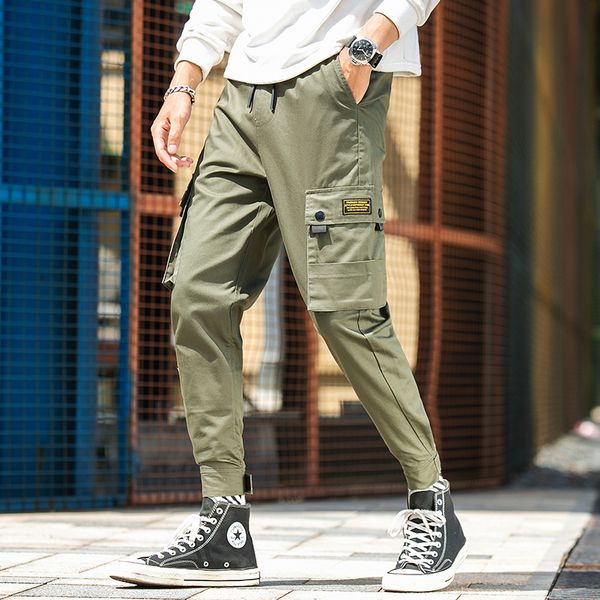 bib в целом мужские популярный бренд 2019 осень новый стиль стильный корейском стиле пят beam leg шаровары, Black 
bib в целом мужские популярный бренд 2019 осень новый стиль стильный корейском стиле пят beam leg шаровары, Black