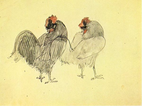 pablo picasso classical oil painting two roosters deux coqs 100% handmade by experienced painter on white canvas picasso926
pablo picasso classical oil painting two roosters deux coqs 100% handmade by experienced painter on white canvas picasso926