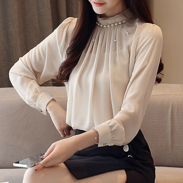 2019 new autumn women shirts turtleneck chiffonading upset add wool + blouse shirt black milky white chestnut 88761
2019 new autumn women shirts turtleneck chiffonading upset add wool + blouse shirt black milky white chestnut 88761
