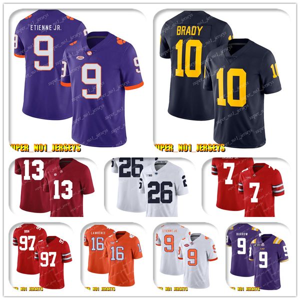 ncaa travis etienne jr. 10 tom brady wolverines college football jersey lamar jackson mark ingram marquise brown justin tucker earl thomas, Black;red
ncaa travis etienne jr. 10 tom brady wolverines college football jersey lamar jackson mark ingram marquise brown justin tucker earl thomas, Black;red