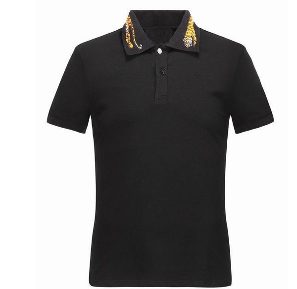 2019 spring t-shirt designer polo shirts high street embroidery garter snakes little bee printing clothing men polo shirt2019, White;black
2019 spring t-shirt designer polo shirts high street embroidery garter snakes little bee printing clothing men polo shirt2019, White;black