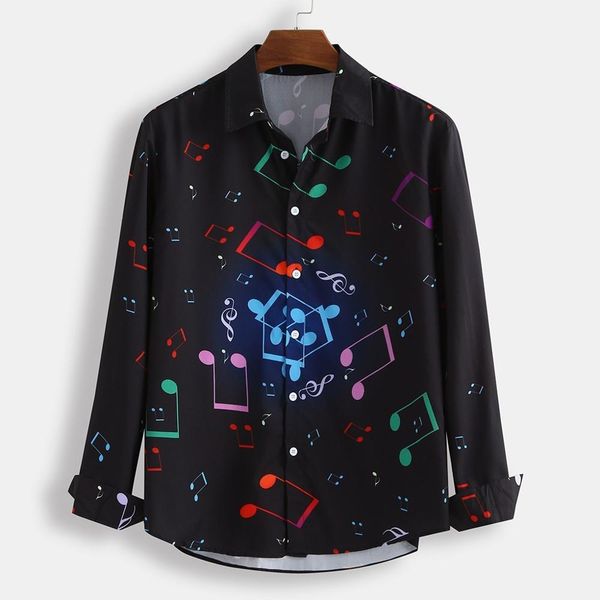 musical note men shirt 2020 casual printed hawaiian slim fit long sleeve dress shirt blouse shirts men clothing camisas, White;black
musical note men shirt 2020 casual printed hawaiian slim fit long sleeve dress shirt blouse shirts men clothing camisas, White;black