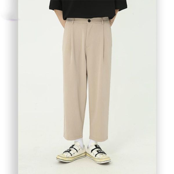 men japan korea style streetwear fashion loose casual ankle length suit pants male summer vintage solid pant polyester,cotton, Black
men japan korea style streetwear fashion loose casual ankle length suit pants male summer vintage solid pant polyester,cotton, Black