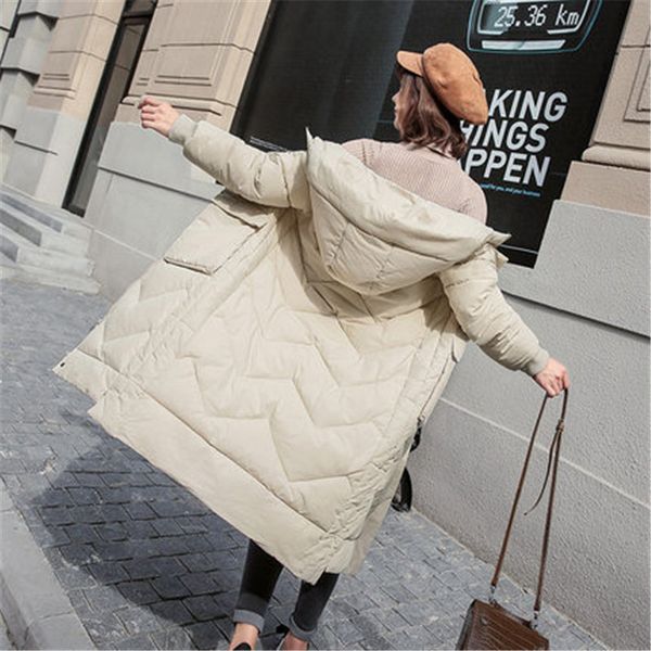 2019 new winter parkas jacket women long cotton-padded casual outwear autumn ladies korean hooded warm loose coats plus size 2xl, Black
2019 new winter parkas jacket women long cotton-padded casual outwear autumn ladies korean hooded warm loose coats plus size 2xl, Black