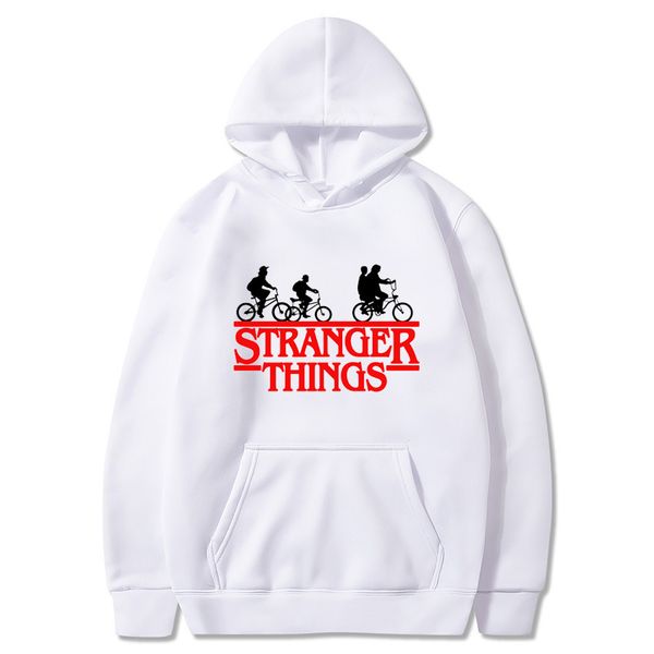 2020 autumn winter brand strange stories stranger things 3 sweater with cap men coat hoodie, Black
2020 autumn winter brand strange stories stranger things 3 sweater with cap men coat hoodie, Black
