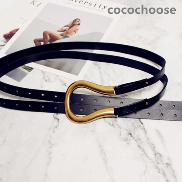 women black belt fashion leather metal u shaped big buckle runway designer brand belts brief double belt waistband brown y200501, Black;brown
women black belt fashion leather metal u shaped big buckle runway designer brand belts brief double belt waistband brown y200501, Black;brown