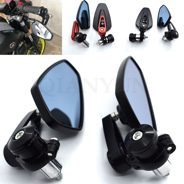

universal 7/8" 22mm motorcycle aluminum rear view bar end side rearview mirrors for mv agusta brutale 1078rr agusta brutale 1078