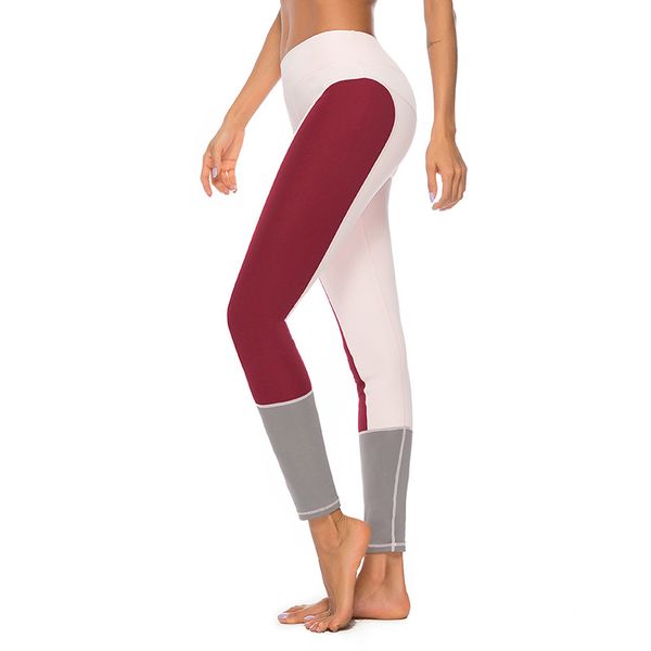 new women elastic push up yoga pants sports leggings patchwork gym fitness high waist compression pants women energy tights, White;red
new women elastic push up yoga pants sports leggings patchwork gym fitness high waist compression pants women energy tights, White;red