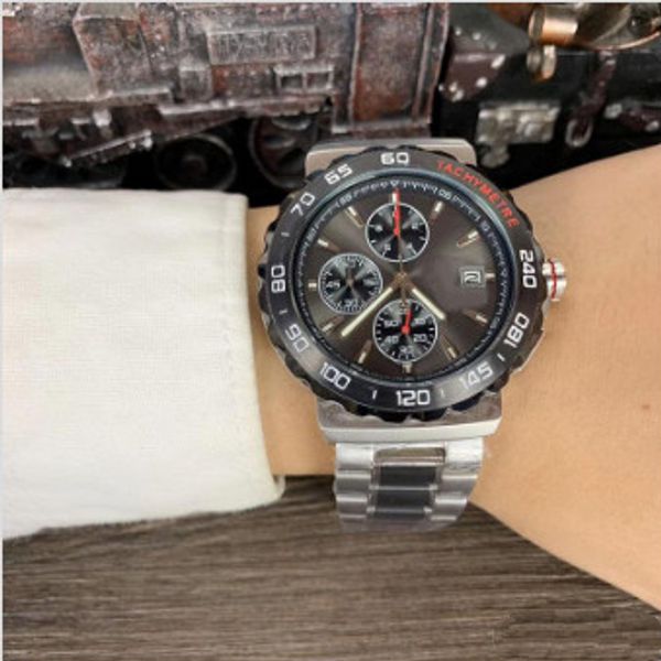 new quartz vk movement chronograph big dial luxury watches tag brand men watch stainless steel swiss wristwatches men's clock montre ho, Slivery;brown
new quartz vk movement chronograph big dial luxury watches tag brand men watch stainless steel swiss wristwatches men's clock montre ho, Slivery;brown