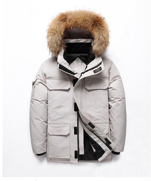 winter jacket mens thick hooded coat designer loose solid color outerwear male warm zipper down jacket, Black
winter jacket mens thick hooded coat designer loose solid color outerwear male warm zipper down jacket, Black