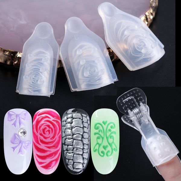 nail art templates 3pcs stamper silicone stencil flower emboss mold uv gel varnish carving 3d marking template tool decoration be1021, White
nail art templates 3pcs stamper silicone stencil flower emboss mold uv gel varnish carving 3d marking template tool decoration be1021, White