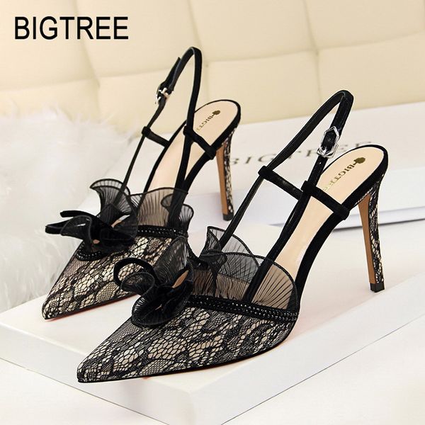 bigtree new style women pumps women high heel shoes lace flower shoes buckle female summer sandals party, Black
bigtree new style women pumps women high heel shoes lace flower shoes buckle female summer sandals party, Black